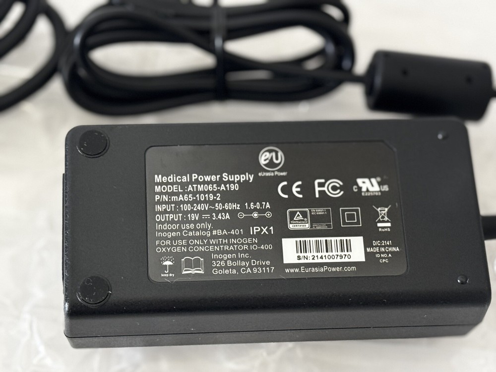 Genuine Inogen One G4 Power Supply BA-401