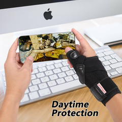 Thumb Brace Right Hand or Left Hand for Arthritis Pain and Support | 2 Pcs Set,C