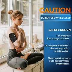 Upper Arm Heating Pad for Bicep Tendonitis Pain Relief, Heated Arm Wrap for B…
