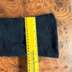 Vintage Magna Bloc Knee Wrap Therapeutic Magnet Compression Black 12×6 Inches