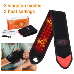Wrist Wrap for Carpal Tunnel Heat Massage Red Light 3 Heat & Vibration Modes US