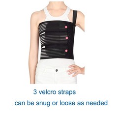 Rib Brace Broken Rib Belt, Chest Brace Elastic Rib Support Brace for Men and …