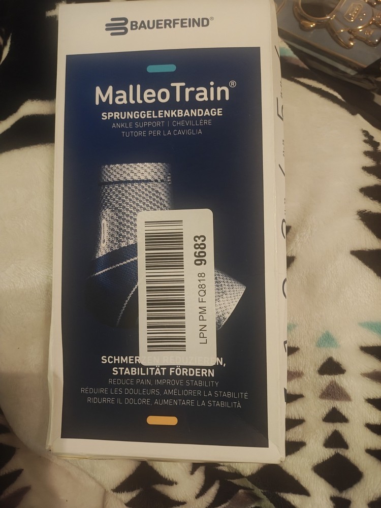 Bauerfeind MalleoTrain Ankle Support Stability for Ankle Joints & Tendons Sz 4