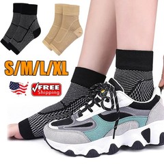 1 Pair Ankle Brace Compression Sleeve Open Toe Сompression Socks for Women & Men