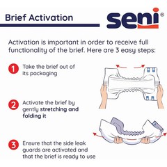 Seni Super Adult Incontinence Briefs
