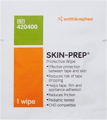 Smith+Nephew Skin-PREP Protective Dressing Wipes – 50 Count, Alcohol-Infused
