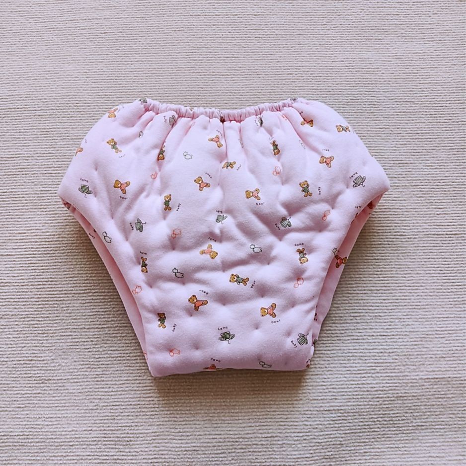 Handmade Man Women Cotton Blended Thick Puffy Panty Briefs