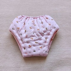 Handmade Man Women Cotton Blended Thick Puffy Panty Briefs