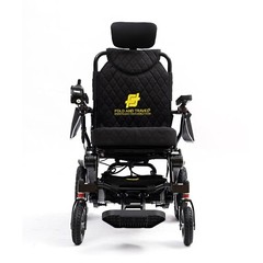 Lightweight Reclining Back Foldable Electric Wheelchair with Remote Controller