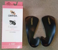 AETREX L100 Women’s Fashion Lynco Orthotics CUPPED NEUTRAL Arch Support Size 8