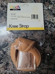 Body sport knee strap New biege size 14.5-16.5 in & XL size 16.5-18 inches