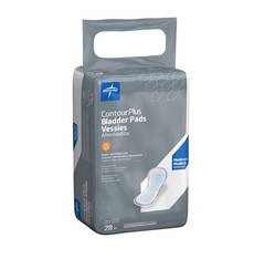 Medline ContourPlus Bladder Control Pads 28 Count for Light Incontinence