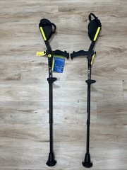 Ergoactives Ergobaum 7G Shock Absorbing Forearm Crutches