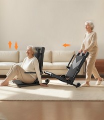 VOCIC Electric Floor Lift Patient Transfer Chair Emergency Fall Assist AX25