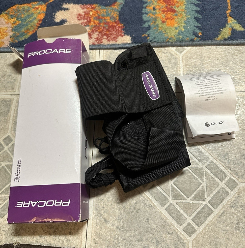 ProCare Stabilizing Ankle Support Brace Size S Black CE Mark 79-81353