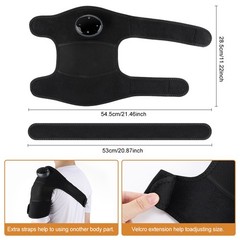 Cordless Knee Elbow Shoulder Massager with 5 Vibration Modes, 5 Heating Levels