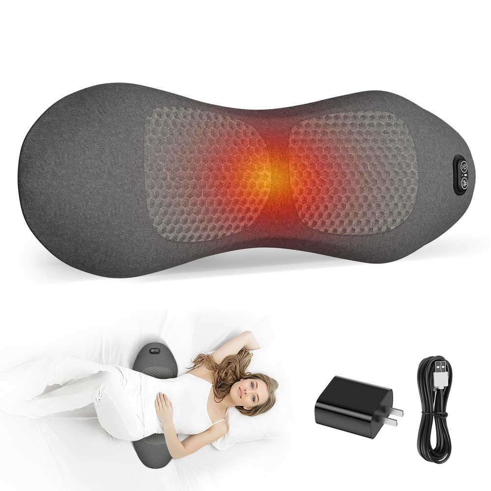 Minkurov 3 in 1 Spine Triple Fusion Back Massager with 118-inch USB Cable, He…