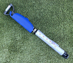 Ta-Da Chair Step2Gold Portable Walking Stick, Cane w Folding Seat – 36.2″- BLUE