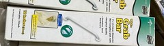 GRAB BAR WHITE 1 1/4 DIA BAR SUPPORTS UP TO 250 LBS