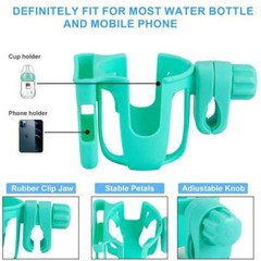 US Universal Cup Bottle Phone Holder For Wheelchair Stroller Walker Bike Scooter