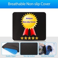 Thick & Cooling Gel Seat Cushion 18.9×17.7″ for Hip Pain Relief – Extra Large