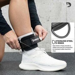 DMoose Ankle Strap for Cable Machine – Padding, Ideal for Glute Workouts