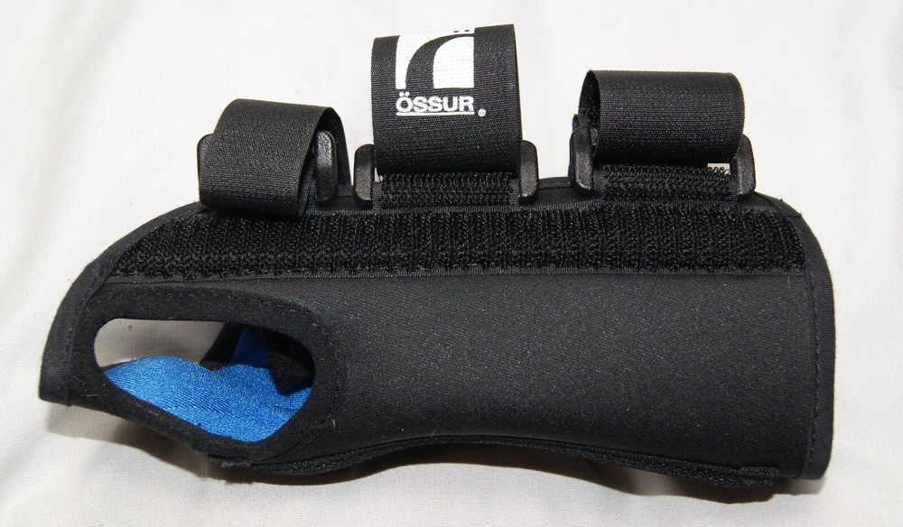 ossur wrist brace right hand XS extra small hook and loop closure black 445