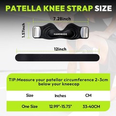 Patellar Tendon Support Strap, Silicone Knee Brace for men women, Adjustable …