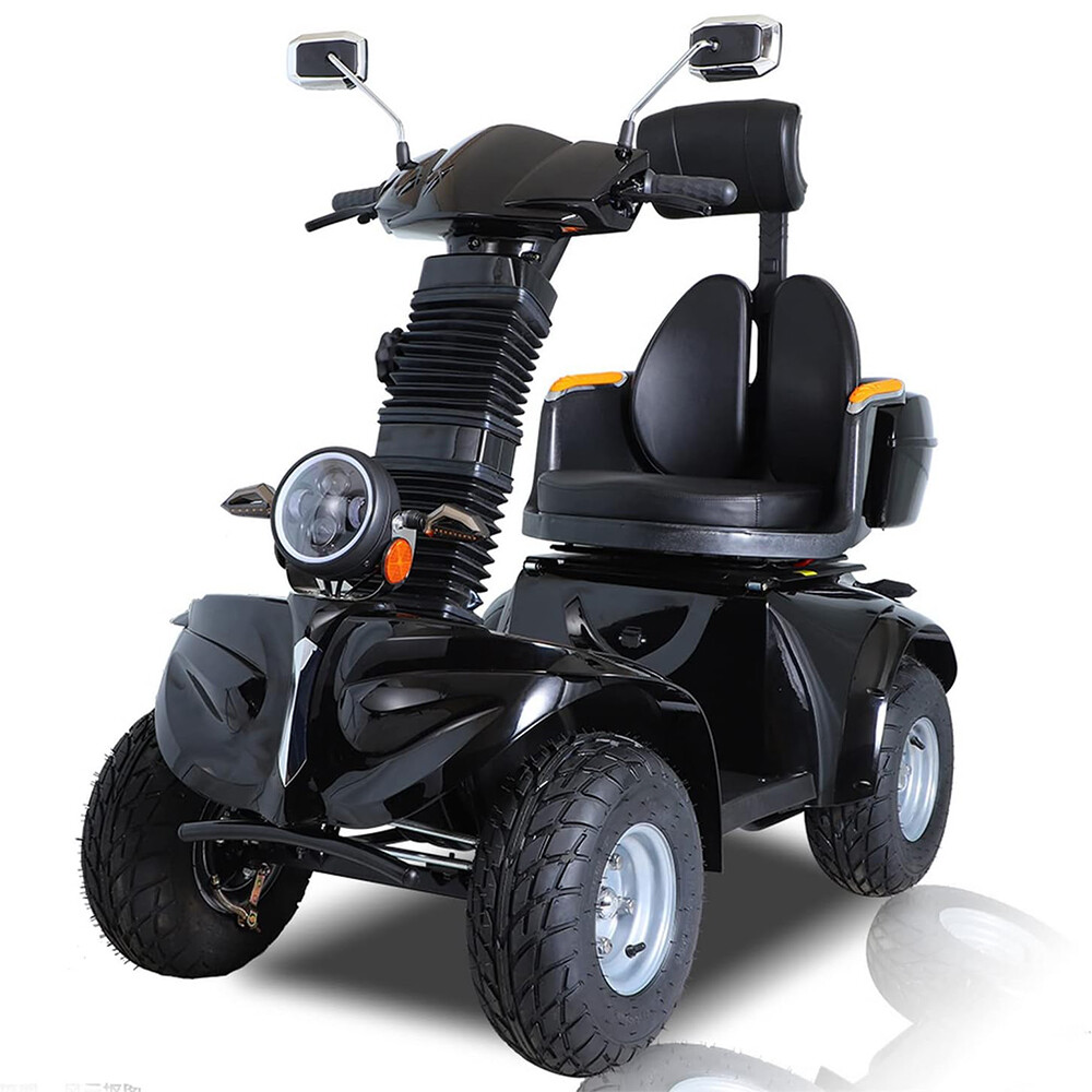 1000W 4-Wheel Electric Powered Mobility Scooter All-Terrain for Seniors & Adults