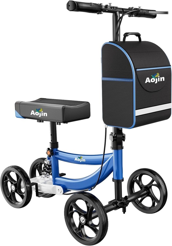 Knee Scooter for Adults for Footinjuries, 300Lbs Capacity, All Terrain Foldable