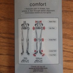 Custom Orthotic Insoles Archmolds Maximum Women’s 6.5-7 (C) Heat-Moldable NOS