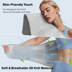 NEENCA Back Brace for Lower Pain Relief with Bionic Medium, Gray-Single