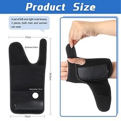 2 Pcs Wrist Brace for Carpal Tunnel Night Sleep Support Adjustable Wrist Splint