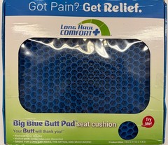 Long Haul Comfort Seat Cushion 19in X 17in X 1.5in (BPAD322)