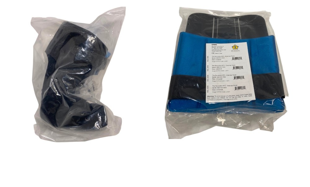DRMS Dr. Medical Revolution AFO Extender Panel (#AB0103-150X) + Leg Brace Medium