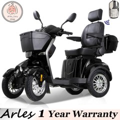 Heavy Duty 4-Wheel Mobility Scooters 31 Miles 3-Speed 800W 500lbs Capacity