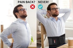 Lower Back Pain Relief Brace, Breathable Support Belt for Men & Women, Lumbar Pa