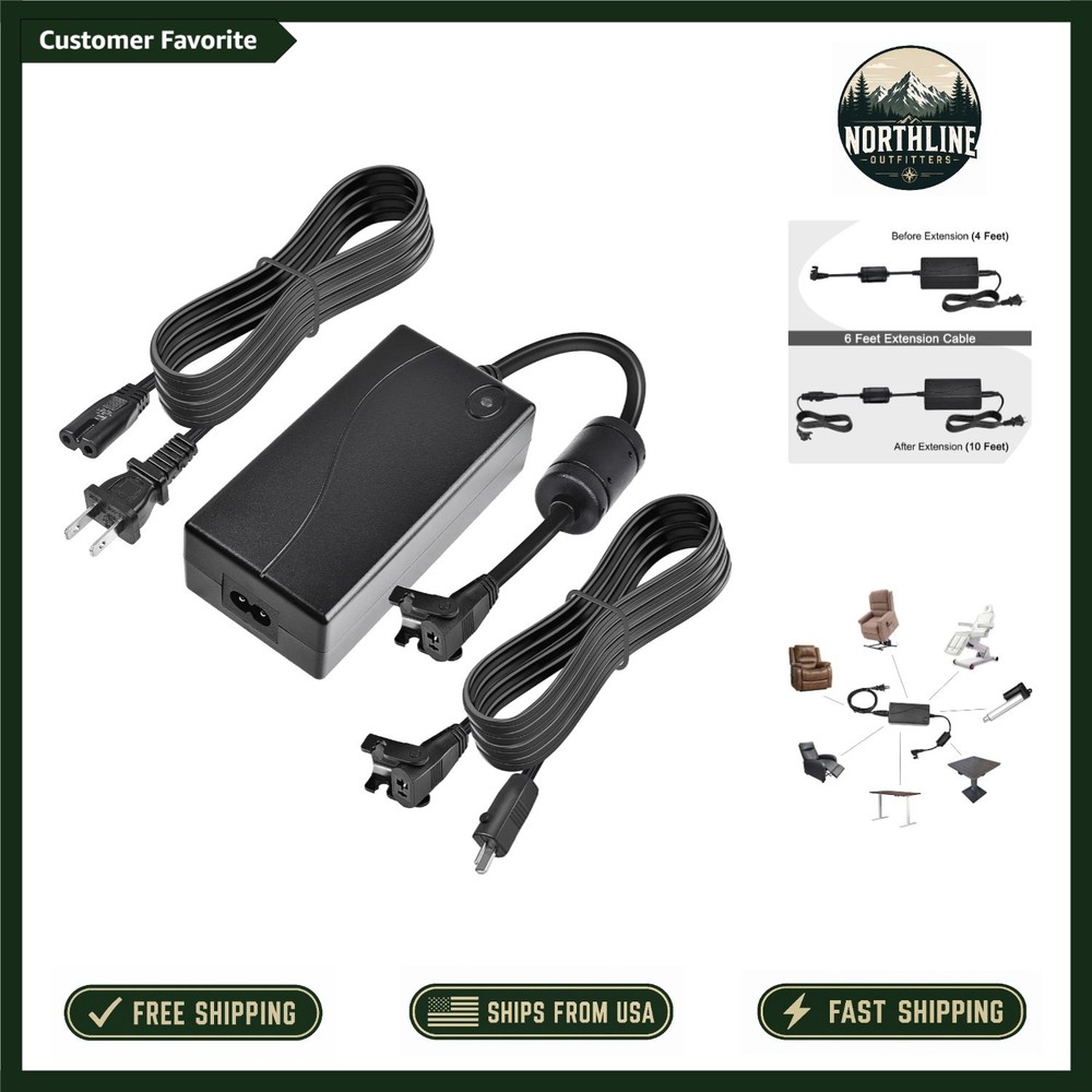 Upgraded Universal Lift Chair Adapter with Motor Cable – Safe & Efficient