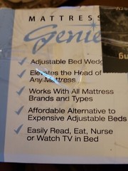 Contour Mattress Genie Adjystable Wedge System King reflux, surgery, snoring New