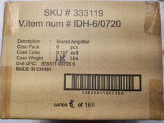 NuvoMed Inside the Ear Hearing Aid Amplifier with Case, Lot Of 6, New Sealed Box