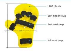 FANBODTA Finger Orthotics, Extended Type Fingerboard Stroke One Size, Yellow
