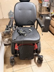 Red Jazzy Elite ES Power Wheelchair~ Charger included