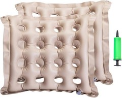 Khaki Inflatable Seat Cushions – Enhanced Comfort for Wheelchairs and Stadiums