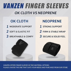 Finger Splint (No Metal Support), 2PCS Upgraded Neoprene Finger Straps/Wraps for
