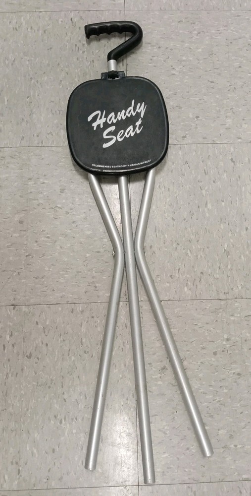 Classic Golf Seat Adjustable Folding Cane Seat Aluminum Alloy Crutch Chair