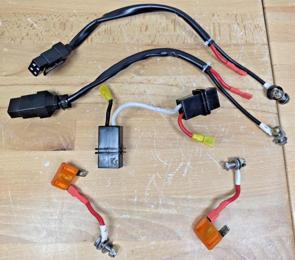 OEM Hoveround MPV5 Power Wheelchair Battery Wiring Harness w/40 Amp Fuse 2 Cord