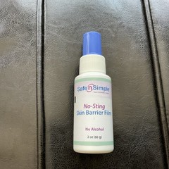 Skin Barrier Spray No-Sting 2 oz Bottle, Alcohol-Free Skin Prep Spray, Exp 2028
