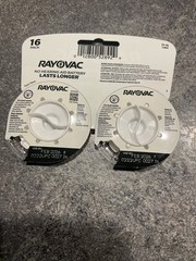 RAYOVAC NO HEARING AID BATTERY LASTS LONGER SIZE 13