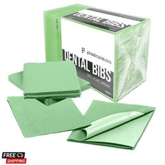 Disposable Dental Bibs 13″x18″ – 3 Ply Waterproof Tattoo Bib Sheet for Patien…