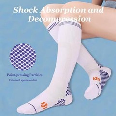 Breathable Hunting Hiking Knee High Compression Socks Medical Athletic 20-30mmhg